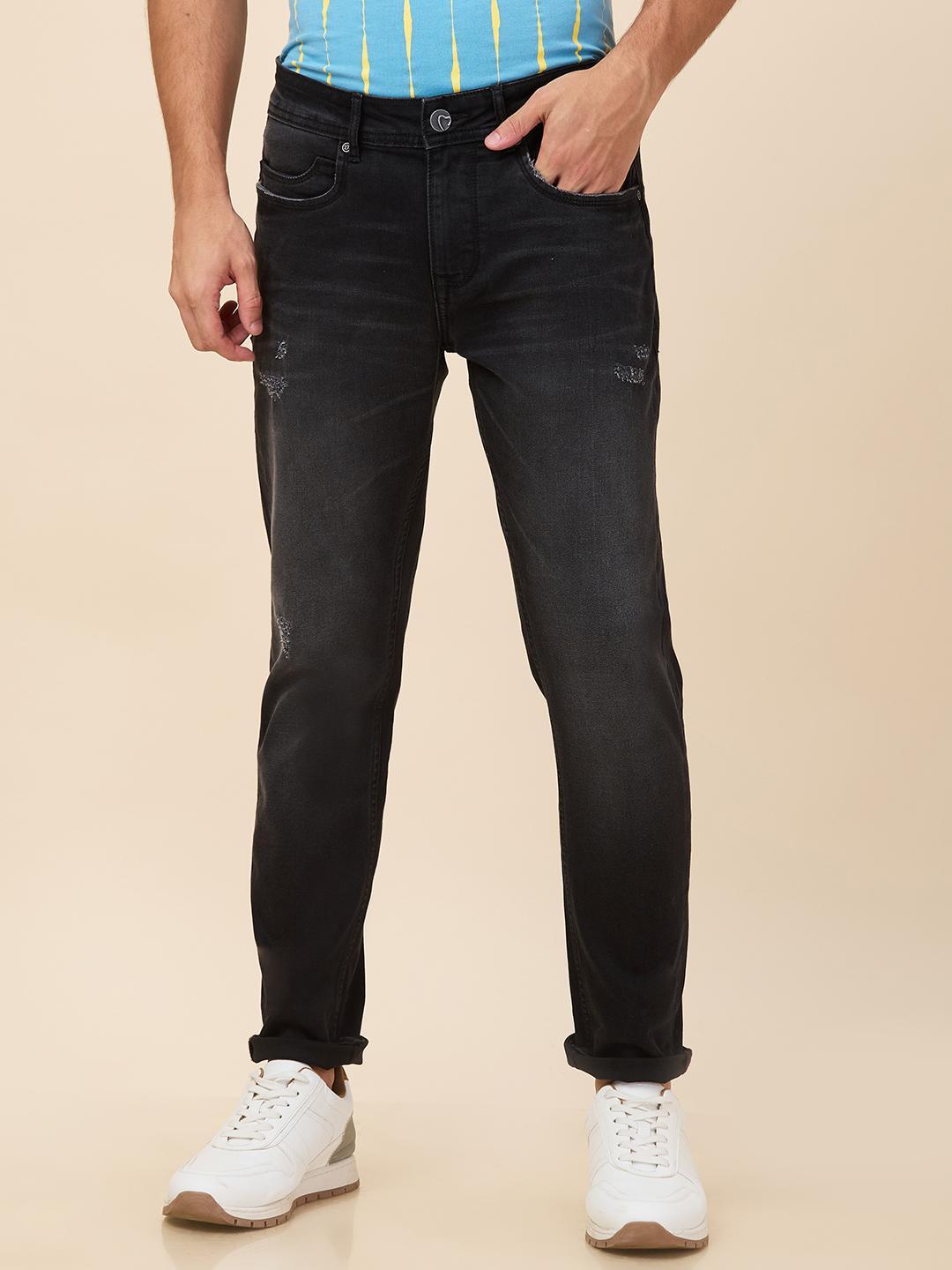 Being Human Black Blended Jeans