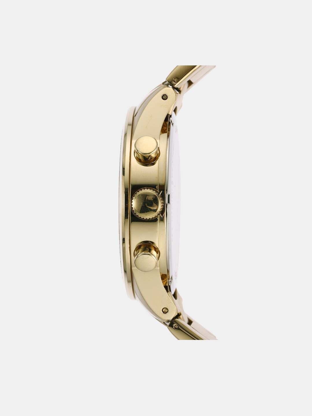 Buy Couple Quartz Black Dial Chronograph Stainless Steel Watch