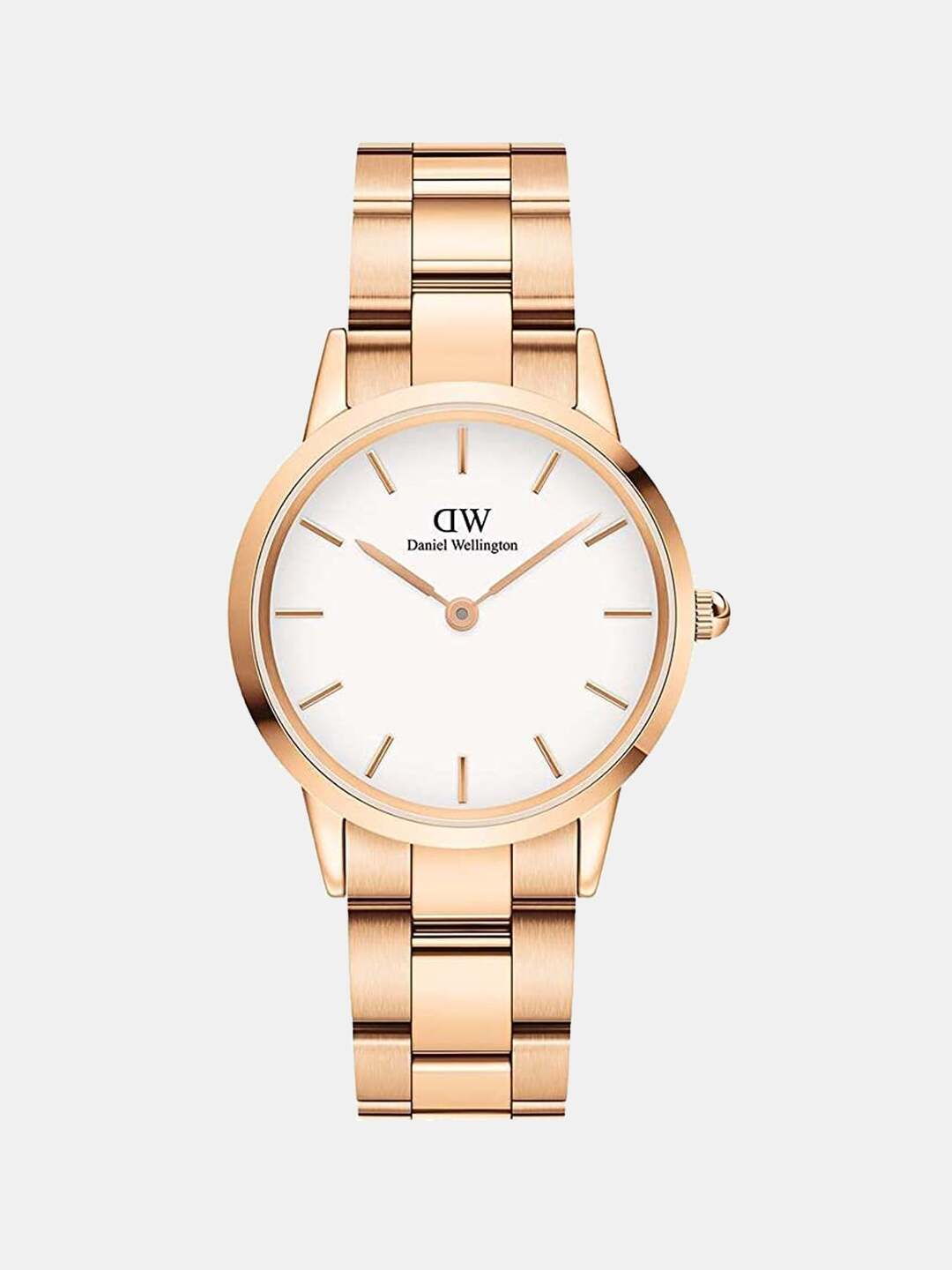 Buy Iconic Women White Analog Stainless Steel Watch DW00100211K