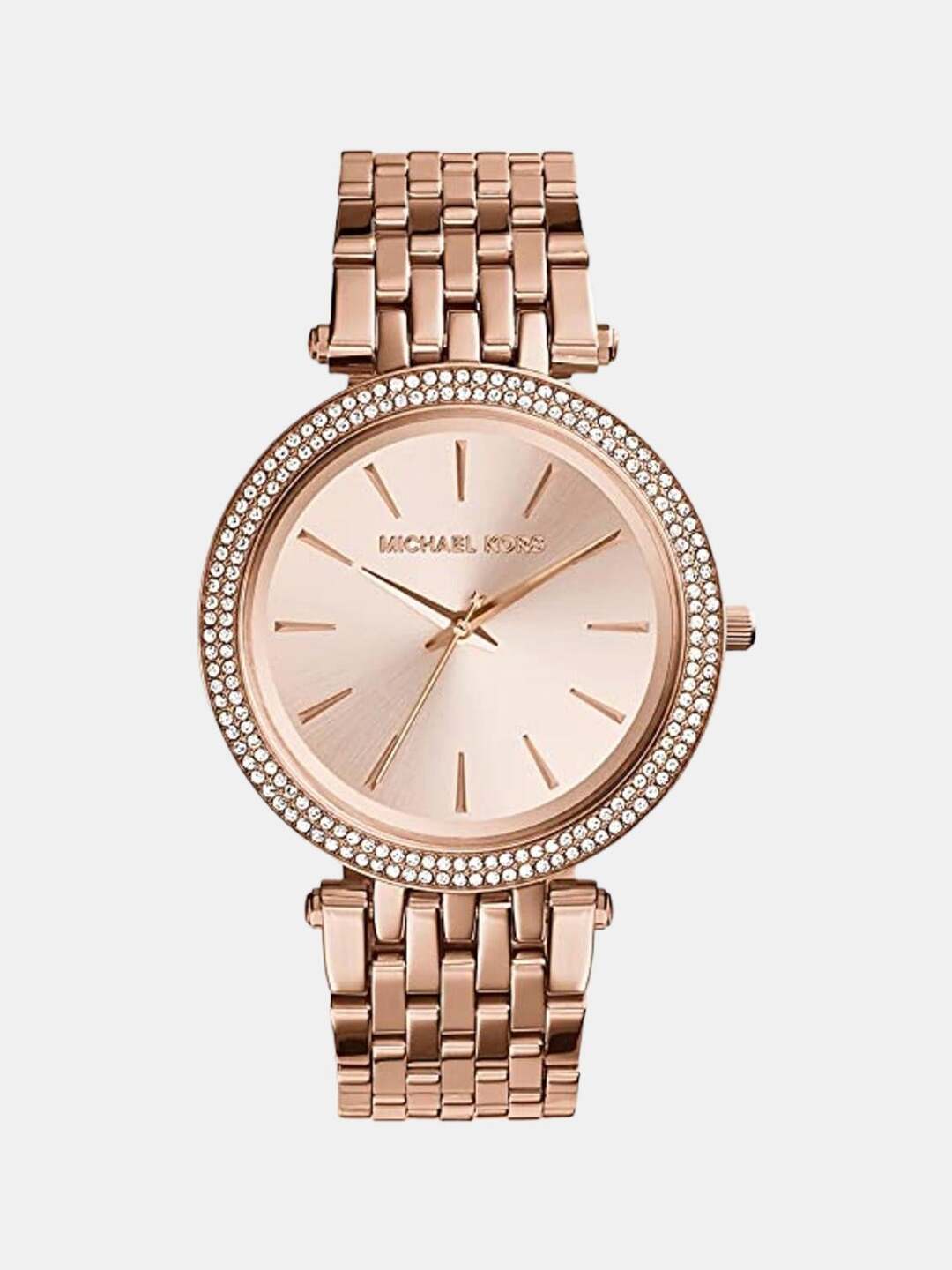 Women's Rose Gold Analog Stainless Steel Watch MK3192