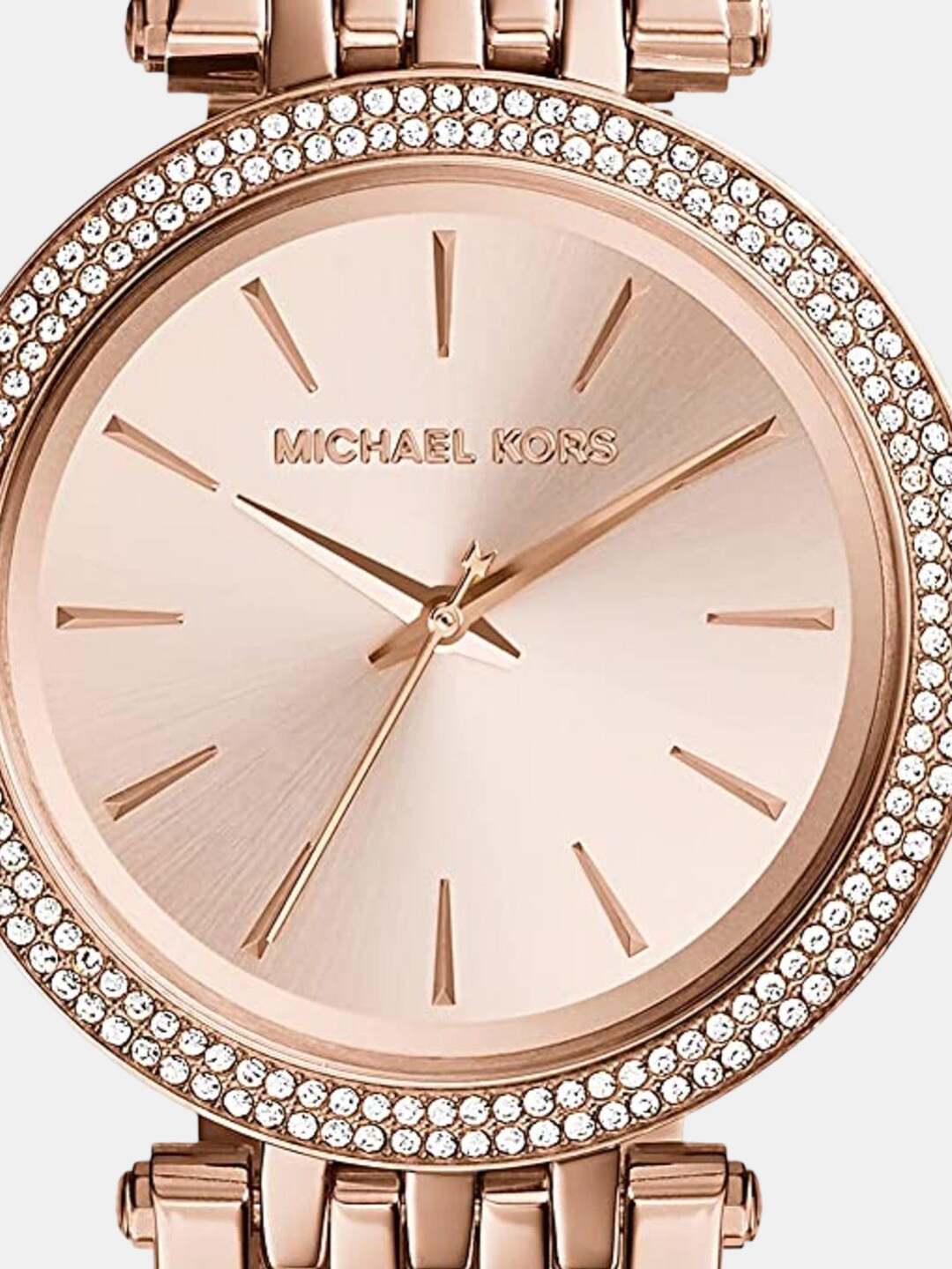 Women's Rose Gold Analog Stainless Steel Watch MK3192