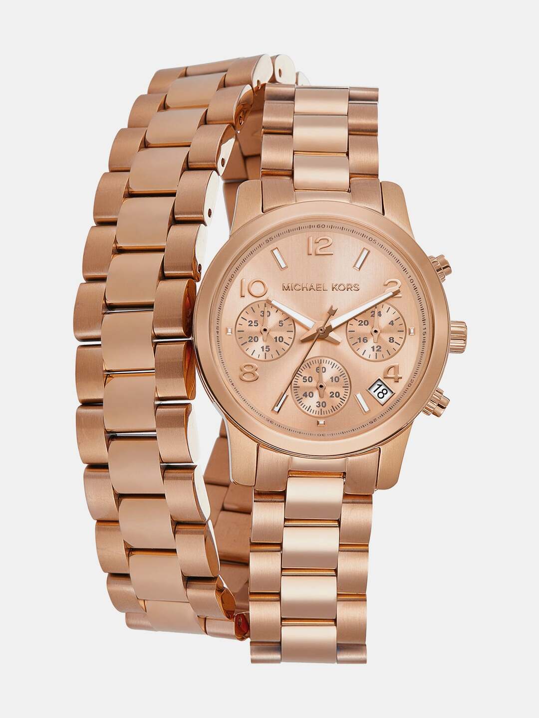 Women's Rose Gold Chronograph Stainless Steel Watch MK7453