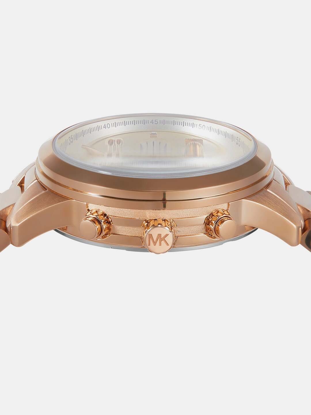 Buy Women's Rose Gold Chronograph Stainless Steel Watch MK7453