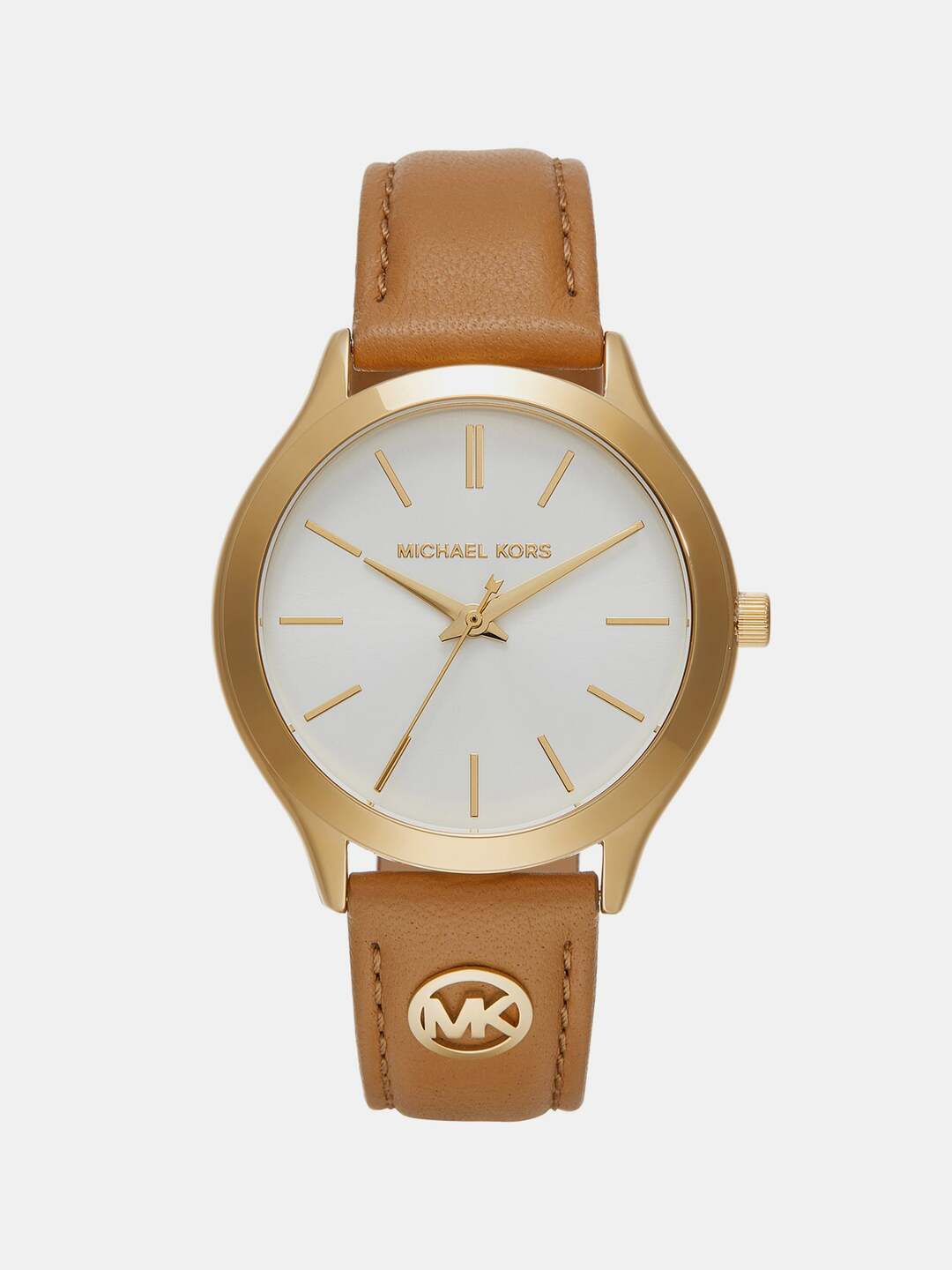 Women's Slim Runway Gold Analog Leather Watch MK7465